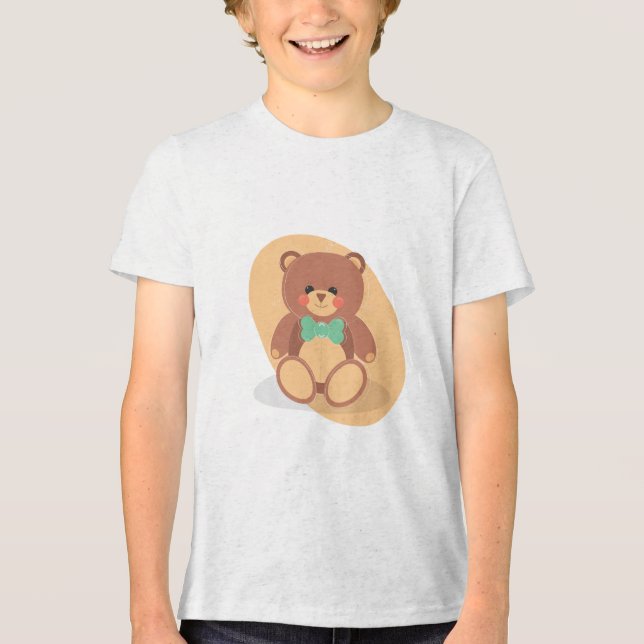 CUTE NALLE - TRI-Blend SHIRT T (Framsida)