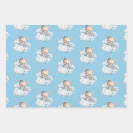 Cute Nalles and Stars Blue