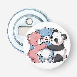 Cute Nalles with Panda Flasköppnare