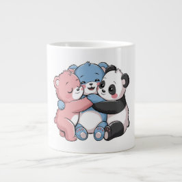Cute Nalles with Panda Jumbo Mugg