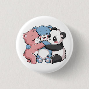 Cute Nalles with Panda Knapp