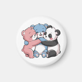 Cute Nalles with Panda Magnet