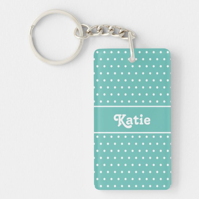 Cute Namn Light Teal Blue and White (Framsidan)