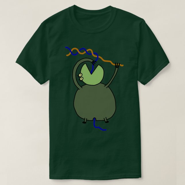 Cute Nanopore med DNA T Shirt (Design framsida)