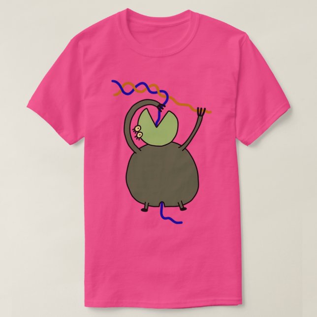 Cute Nanopore with DNA T Shirt (Design framsida)