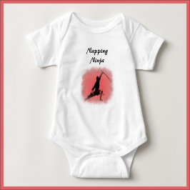 Cute Napping Ninja Baby Bodykostym T Shirt