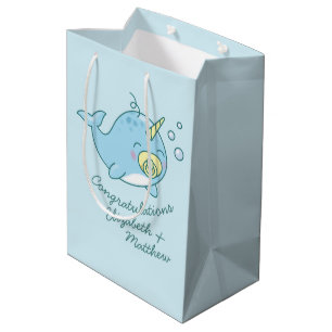 Cute Narwhal Baby Shower Kawaii