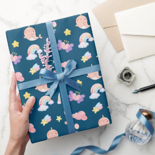 Cute Narwhal Fish Unicorn Rainbow Sea Birthday Presentpapper