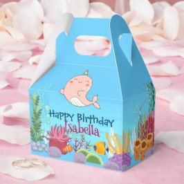 Cute Narwhal Fish Unicorn Whale Sea Birthday Presentaskar