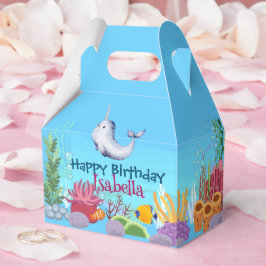 Cute Narwhal Fish Unicorn Whale Sea Birthday Presentaskar
