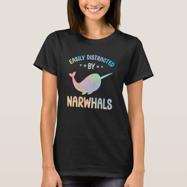 Cute Narwhal Outfit for Narwhal Lovers Apparel Wom T Shirt (Framsida)
