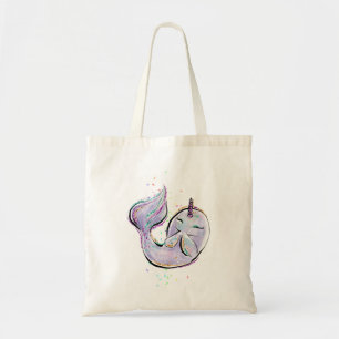 Cute Narwhal Tecknad Kawaii Illustration Add Namn Tygkasse