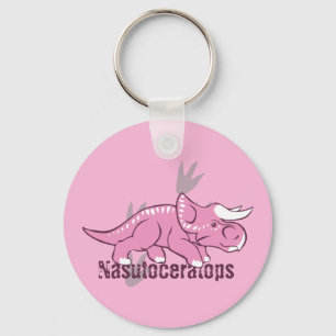 Cute Nasutoceratops Nyckelring
