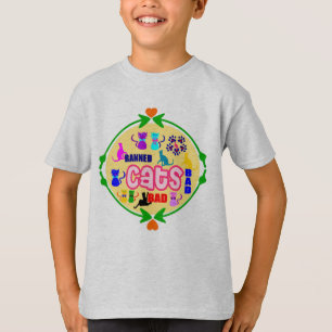 😻 🐾 ❤ Cute Naughty Cat Family Earth-vänlig Fab Tee