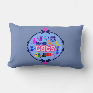 😻 🐾 ↷ ❤ Cute Naughty Cat Family Fabulous Lumbar Lumbarkudde