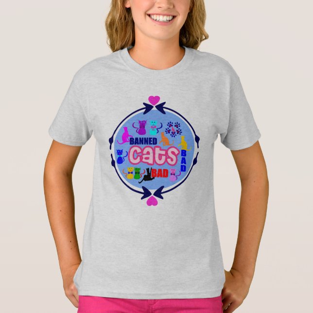 😻 🐾 ❤ Cute Naughty Cat Family Fabulous must have Tee (Framsida)