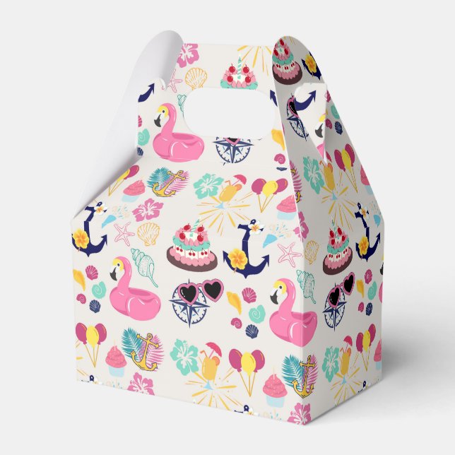  Cute Nautical Birthday Presentaskar (Framsidan Sidan)