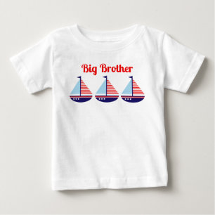 Cute Nautical Personlig Kids T Shirt