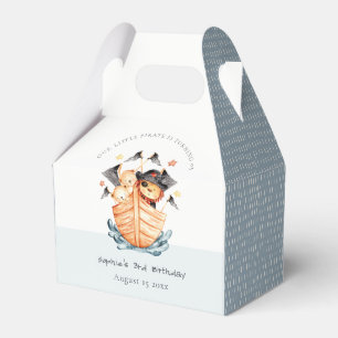 Cute Nautical Pirat Frakt Lejonare Unge Barns föde Presentaskar
