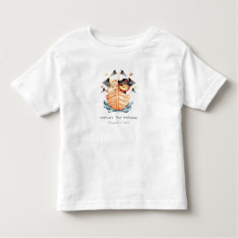 Cute Nautical Pirat Frakt Lejonare Unge Barns föde T Shirt