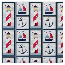 Cute Nautical Sailboat, Lighthouse, Anchor Craft