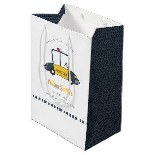 Cute Navy Gult Police Car Kids any age Birge