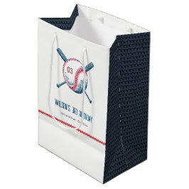 Cute Navy Red Baseball Fladdermus Star Barns födel
