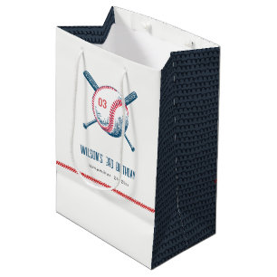Cute Navy Red Baseball Fladdermus Star Barns födel