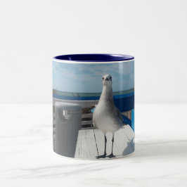 Cute Neapel FL Fiskmås Print Coffe Mugg