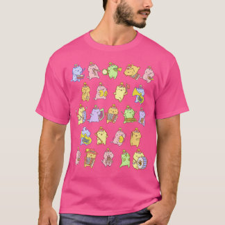 Cute Neko Cat Band T Shirt