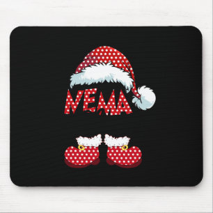 Cute Nema Claus New jul Jultomten Musmatta
