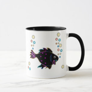 Cute Neon Fish Mugg