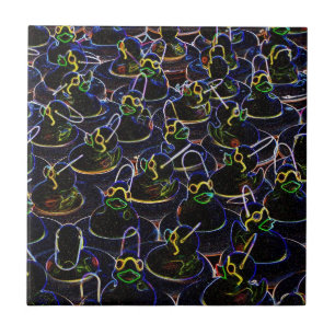 Cute Neon Rubber Anka Tile Kakelplatta
