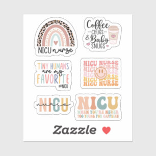 Cute Neonatal Intensive Care Unit NICU Nurse Pack Klistermärken
