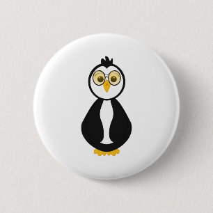 Cute Nerdy Penguin Knapp