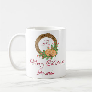 Cute nest christmas kaffemugg