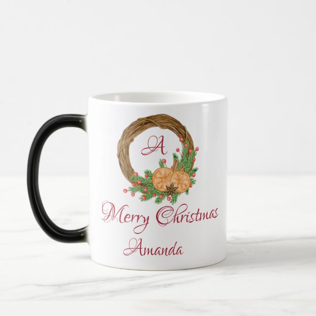 Cute nest christmas magisk mugg (Vänster)