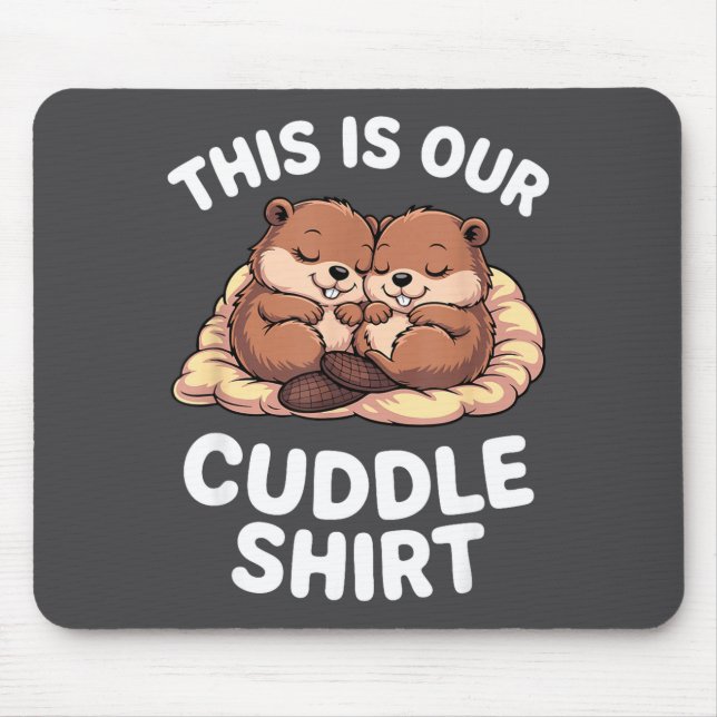 Cute Nesting Beavers This Is Our Cuddle  Musmatta (Framsidan)