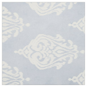 Cute neutralt grått white ikat tribal mönster tyg