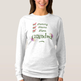 Cute New Grandma T Shirt