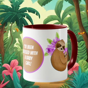 Cute New mamma baby-slutmeddelande Mugg