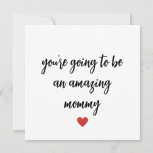 Cute New mamma Grattiss Card Kort