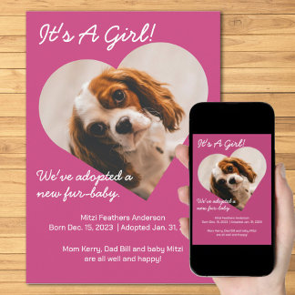 Cute New Puppy Meddelande