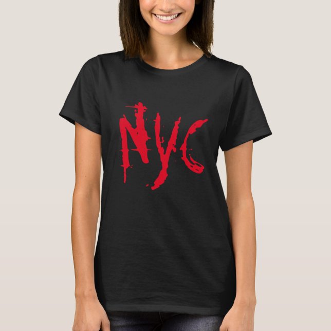 Cute New York City Shirt NYC USA City Shirts T (Framsida)