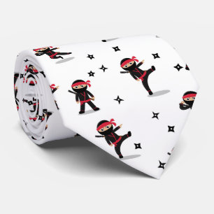 Cute Ninja Black & Red Mönster Slips