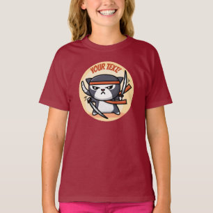 Cute Ninja Cat T Shirt