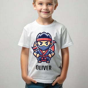 Cute Ninja Warrior Personlig T Shirt