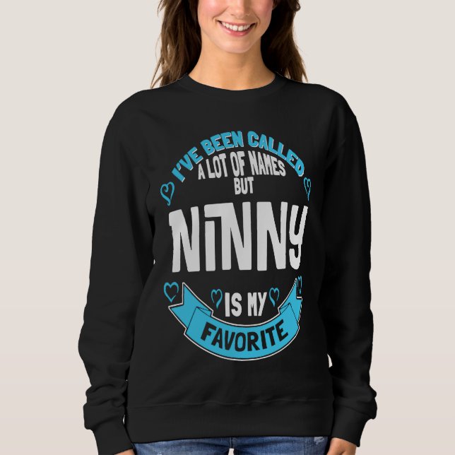 Cute Ninny for Grandmother   for Ninny T Shirt (Framsida)