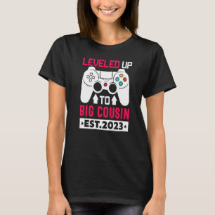 Cute-nivå upp till kusin 2023 Gamer Girl Cousin T Shirt
