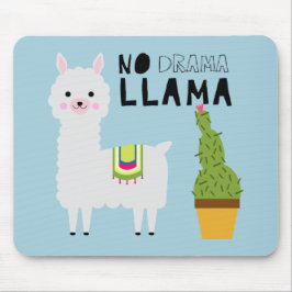 Cute No Drama Llama Cactus Succulents Kawaii Blue Musmatta